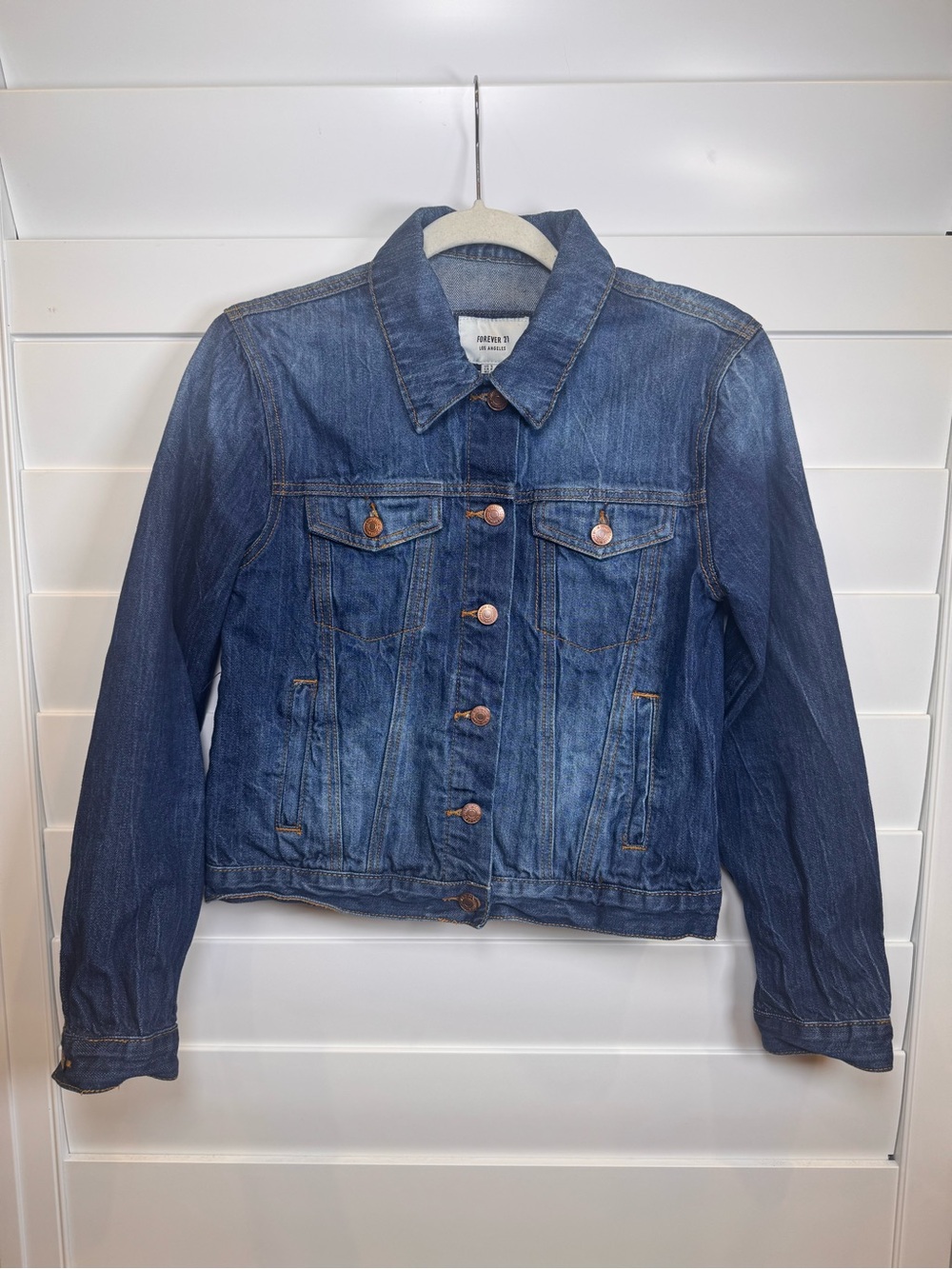 Forever 21 Classic Blue Denim Jacket